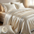🌙 Lumibrilli™ SatinEdge Serenity Bedding Set